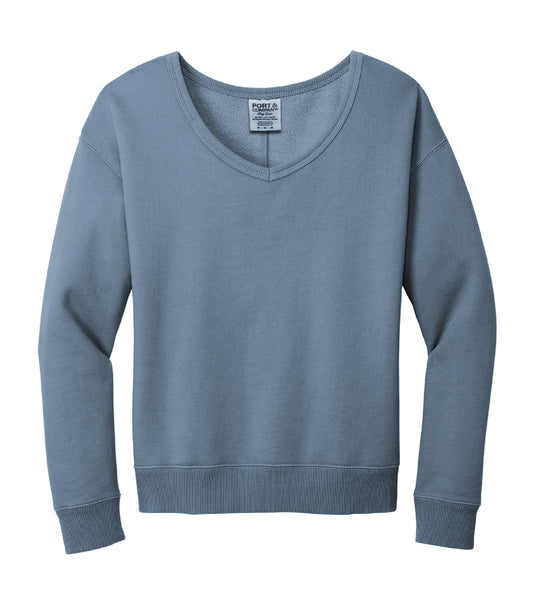 Beach Washed V-Neck Sweatshirt